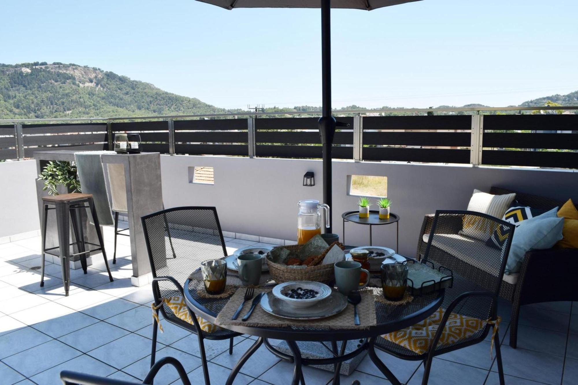 Lägenhet Stamatina's Luxury Penthouse In